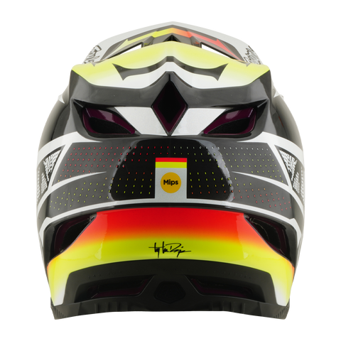 TROY LEE DESIGNS D4 Carbon Helmet Lined up Black