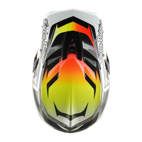 TROY LEE DESIGNS D4 Carbon Helmet Lined up Black