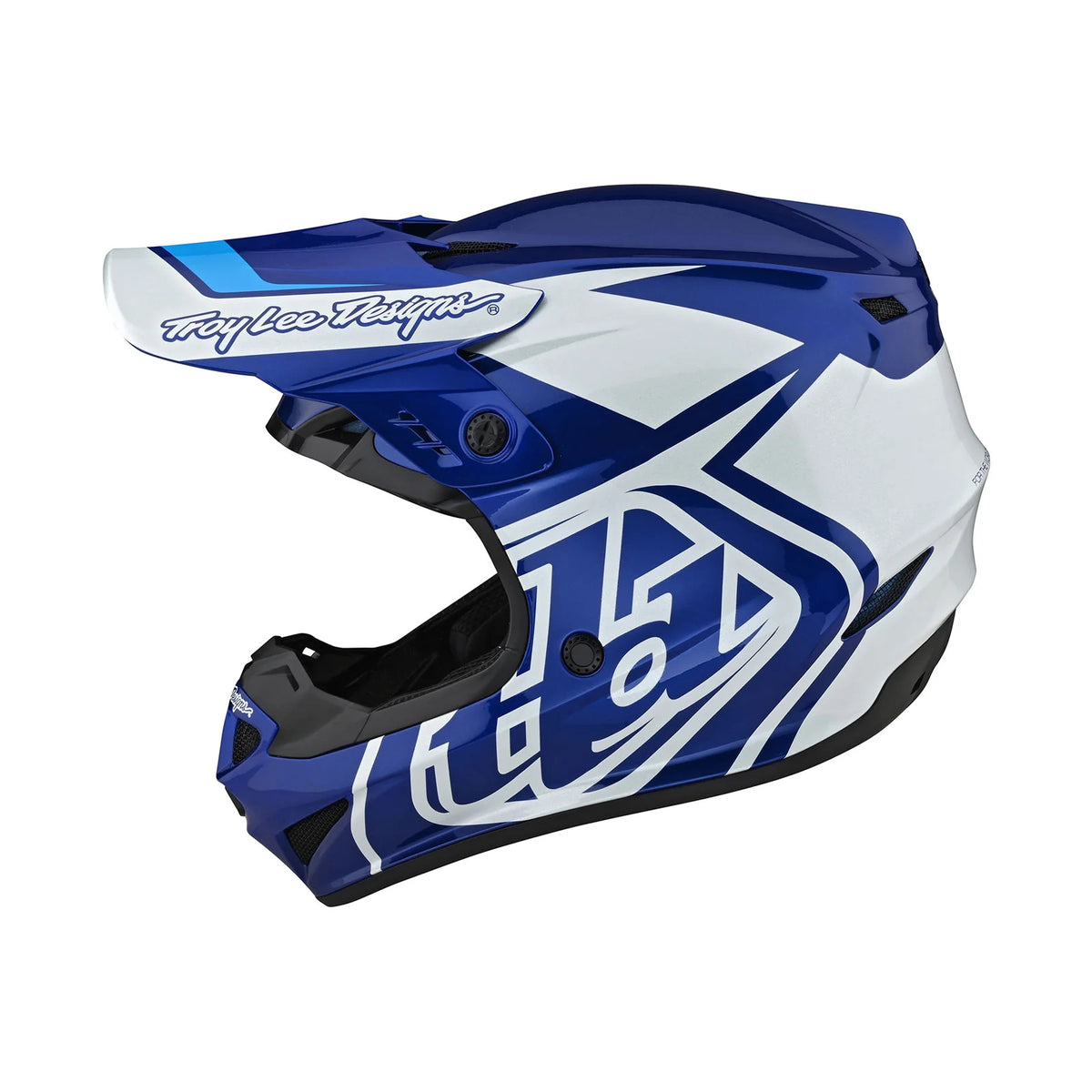 TROY LEE DESIGNS Youth GP Helmet Overload Blue / White