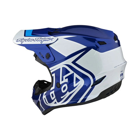 TROY LEE DESIGNS Youth GP Helmet Overload Blue / White