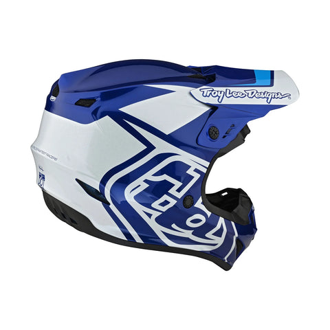 TROY LEE DESIGNS Youth GP Helmet Overload Blue / White