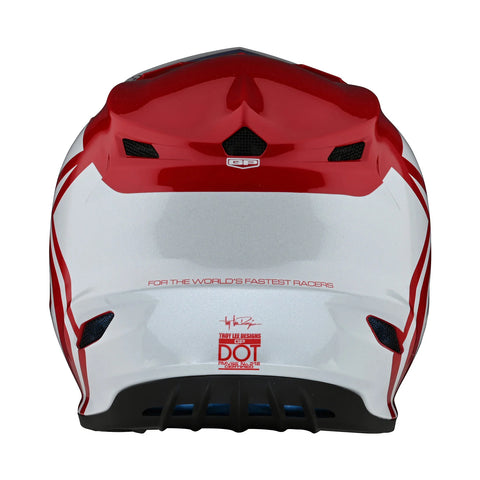 TROY LEE DESIGNS Youth GP Helmet Overload Red / White