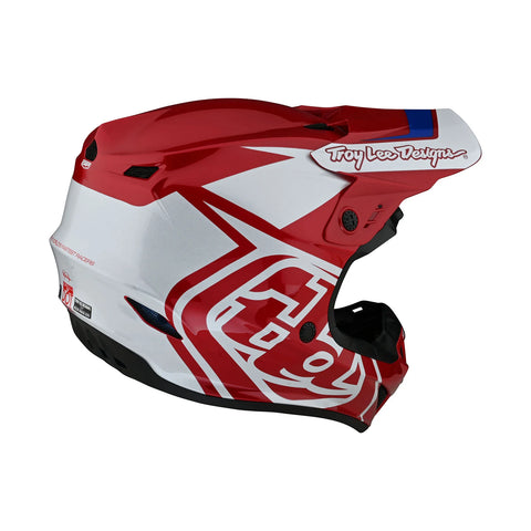 TROY LEE DESIGNS Youth GP Helmet Overload Red / White