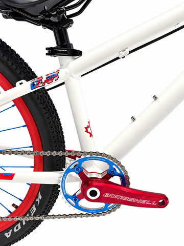 24" Bombshell Dirt Jumper white