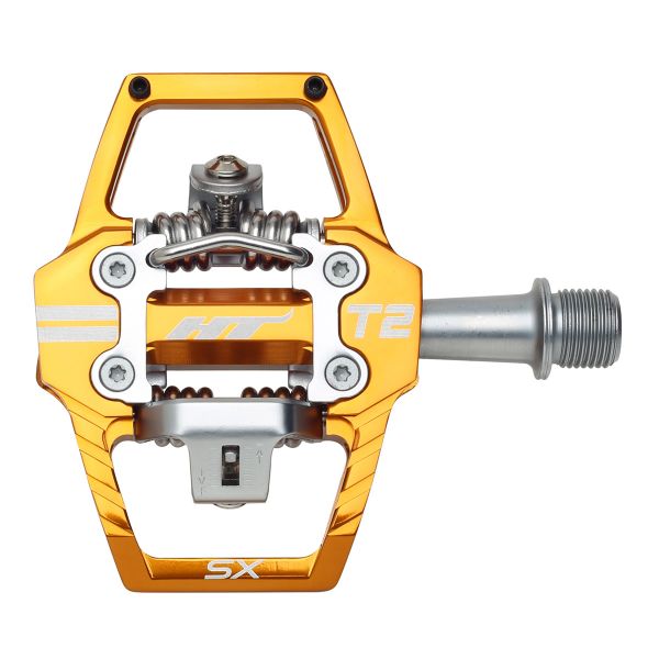 HT T2-SX BMX Clipless Pedals – Dual Sided Platform Pedals for BMX, End – BikeSupplies.ca