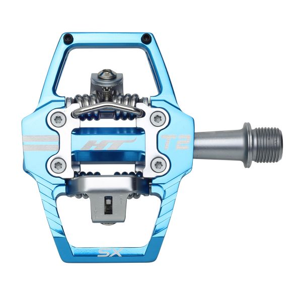 HT T2-SX BMX Clipless Pedals – Dual Sided Platform Pedals for BMX, Enduro & Downhill