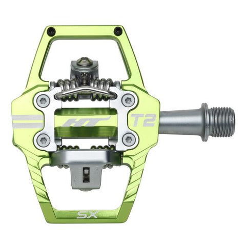 HT T2-SX BMX Clipless Pedals – Dual Sided Platform Pedals for BMX, Enduro & Downhill