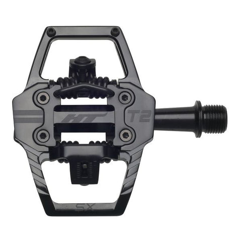 HT T2-SX BMX Clipless Pedals – Dual Sided Platform Pedals for BMX, Enduro & Downhill