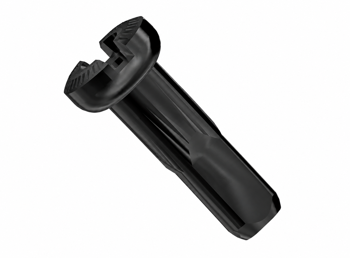 Sapim Polyax Brass Nipples 14G × 14mm – Black