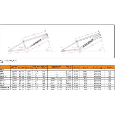 Meybo Holeshot Alloy Bmx Race Frame