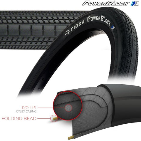 Tioga PowerBlock S-Spec BMX Racing Tire