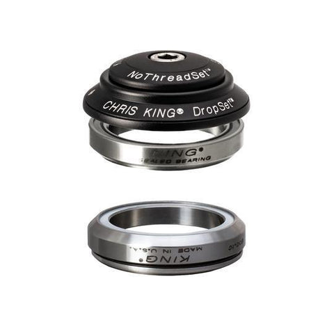 Chris King Dropset 4 Headset 42/42mm, for 1-1/8" steerer, Black