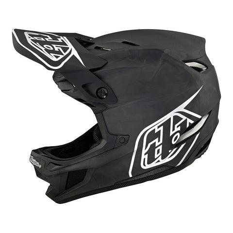 TROY LEE DESIGNS D4 Carbon BMX Full-Face Helmet Stealth Black / Silver