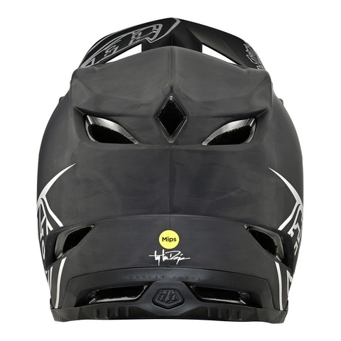 TROY LEE DESIGNS D4 Carbon BMX Full-Face Helmet Stealth Black / Silver