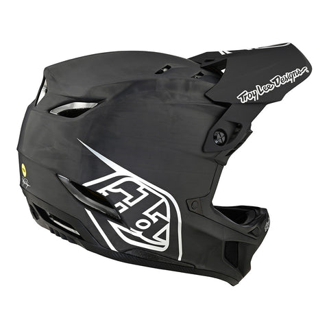 TROY LEE DESIGNS D4 Carbon BMX Full-Face Helmet Stealth Black / Silver