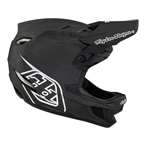 TROY LEE DESIGNS D4 Carbon BMX Full-Face Helmet Stealth Black / Silver