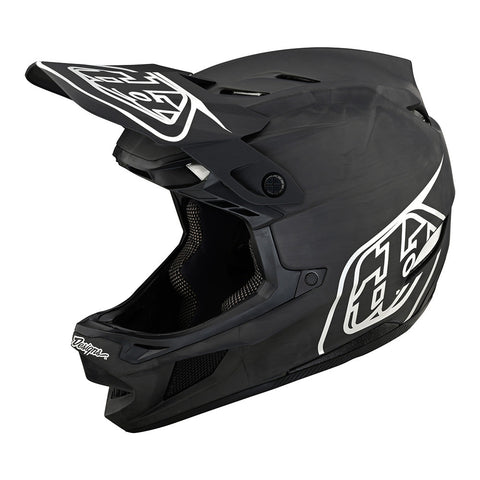 TROY LEE DESIGNS D4 Carbon BMX Full-Face Helmet Stealth Black / Silver