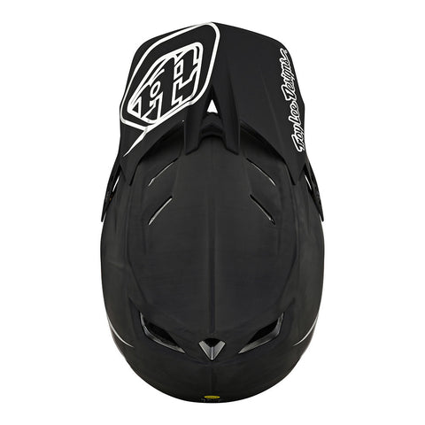 TROY LEE DESIGNS D4 Carbon BMX Full-Face Helmet Stealth Black / Silver