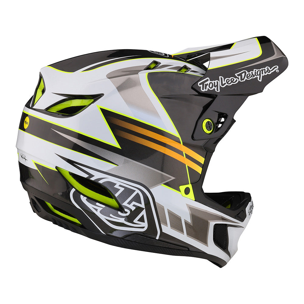 TROY LEE DESIGNS D4 Carbon BMX Full-Face HelmetSaber Gray