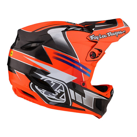 TROY LEE DESIGNS D4 Carbon BMX Full-Face Helmet Saber Red