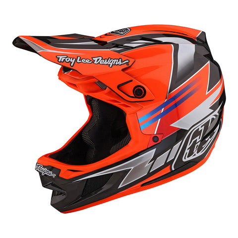 TROY LEE DESIGNS D4 Carbon BMX Full-Face Helmet Saber Red