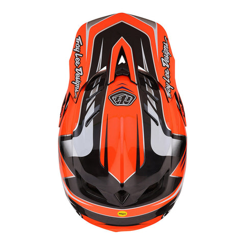 TROY LEE DESIGNS D4 Carbon BMX Full-Face Helmet Saber Red