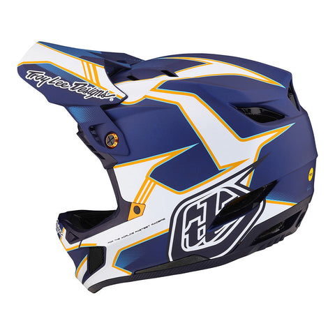 TROY LEE DESIGNS D4 Composite BMX Full-Face Helmet Matrix Blue