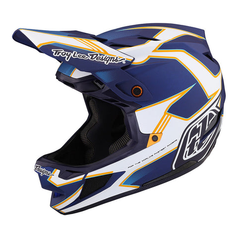 TROY LEE DESIGNS D4 Composite BMX Full-Face Helmet Matrix Blue